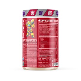 Core Nutritionals Transformers Allspark Hydration + EAA | Full Electrolyte Blend for Recovery | Free Prize Inside - Bumblebee | 30 Servings (Sour Lemon Candy)