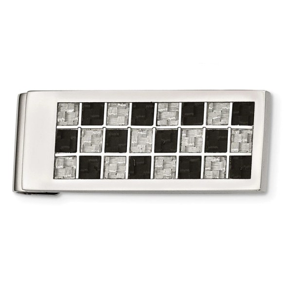 The Black Bow Checkered Carbon Fiber and Stainless Steel Spring