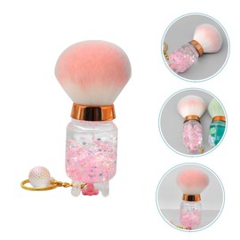 Outanaya Portable Makeup Brush Soft Bristles for Blush and Powder Application Compact Travel for Women Versatile Brush for Highlighter and Nose Shadow and Easy to Grip