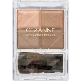  Cezanne Mixed Color Cheek N 20 Brown Shading 7.1g 4 Color Shading with Brush