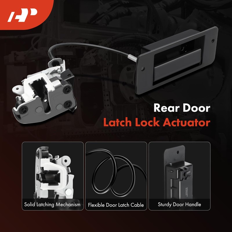 A-Premium Tail Back Left Door Latch Lock Actuator Compatible with