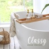 JASAI 2PACK 18Oz Fluted Glass Soap Dispenser with Golden Rust