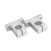 2 Pcs 16mm Linear Rail Shaft Mount Optical Axis Vertical