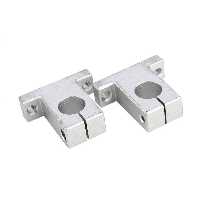 2 Pcs 16mm Linear Rail Shaft Mount Optical Axis Vertical