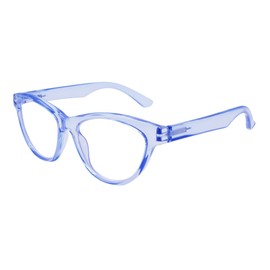 Gabriel + Simone Libby Cat-Eye Blue Light Blocking Reading Glasses for Women, Stylish Oversized Frame, Scratch-Resistant Lenses, Lightweight Design, Includes Case & Cleaning Cloth