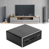 Digital Optical Fiber Analog HDMI Audio Splitter Aluminum Black 4K