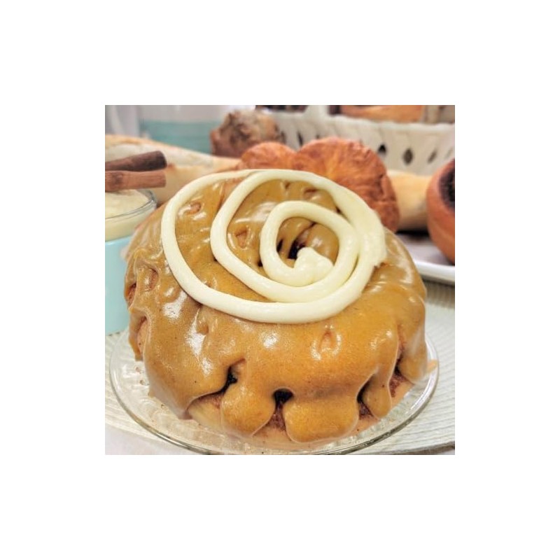 Cinnamom Bakery Individually Wrapped 6oz Pumpkin Cheesecake Cinnamon Rolls (Pack
