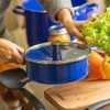 Cinsa 11-Piece Cookware Set, Enamel on Steel, Compatible with Gas,