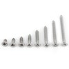 Pack of 200 Wood Screws Set M3 Stainless Steel Phillips