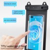 impermeable para teléfono, estuche seco con ventana para pantalla tác