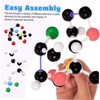 KICHOUSE 1 Set Organic Chemistry Model Kit Easy to Assemble
