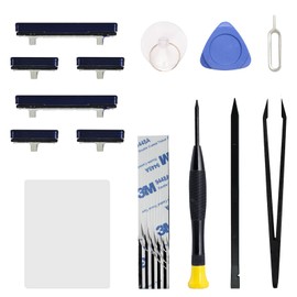 2 Pack for Galaxy Note 9 Power Volume Button Replacement Repair Part, Side Buttons Compatible with Note 9, with Toolkit, Blue