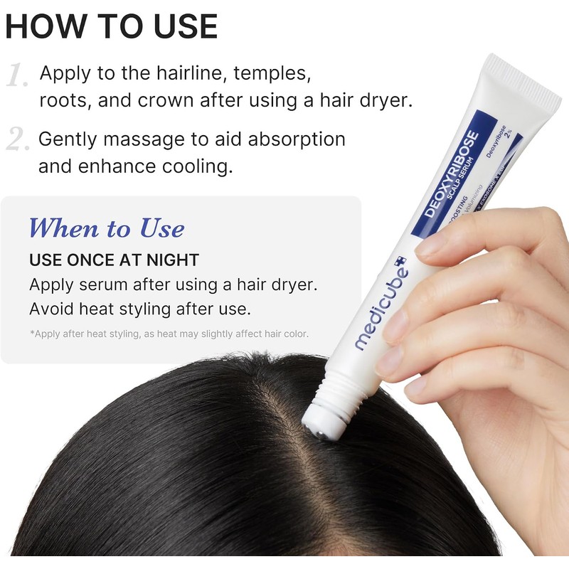 medicube Sérum capilar con desoxirribosa para un cabello con apariencia