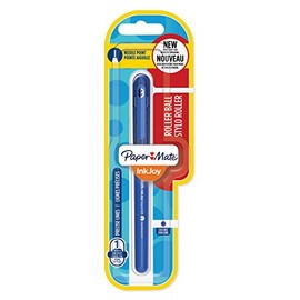Paper Mate "InkJoy" Rollerball Needle Point Pen - Blue