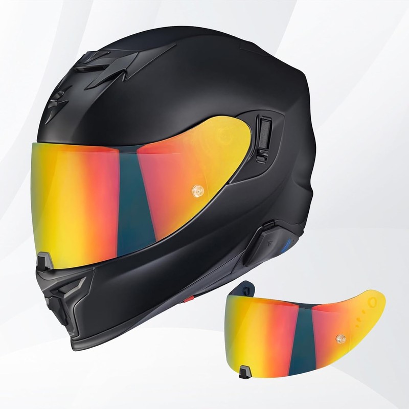JQF Gear T520 Visor Full Face Helmet Shield Compatible with