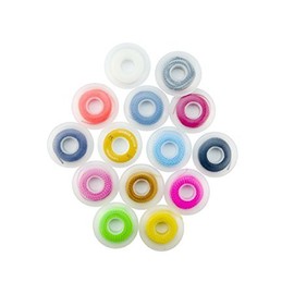 Easyinsmile Dental Orthodontic Spool Elastic Rubber Band Power Chains (short, light blue)