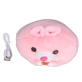 Active Moving Plush Toy Interactive Sound Effect Soft Reliable Electronic Moving Cartoon Plush Toy for Baby Toddlers Pink Rabbit