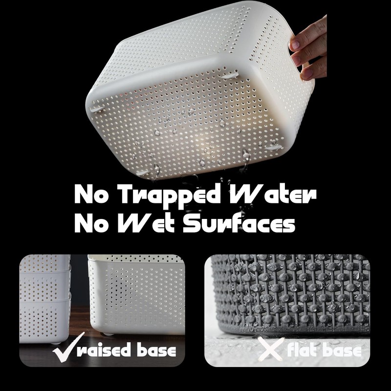 LivLab Mker Food Storage Container Sets BPA-Free Plastic Stackable Shelf