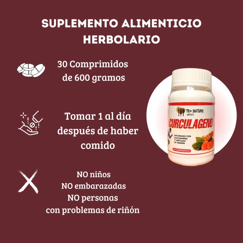 Curculageno Teo Nature Artritis Osteoporosis Lumbalgias Sabor