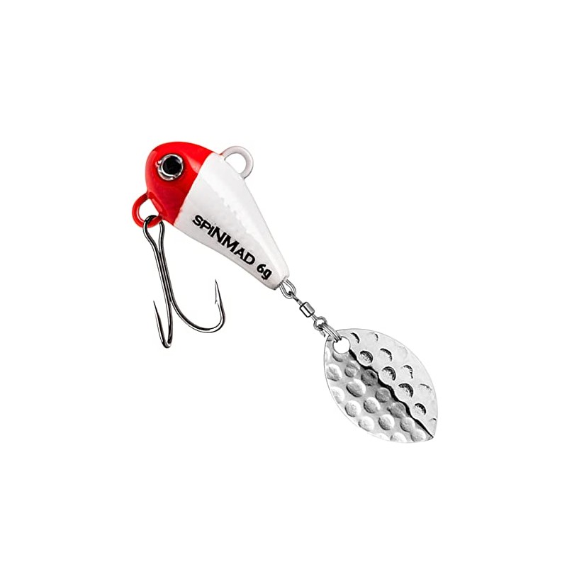 SpinMad Lieblingsköder Originals Jig Spinner Fishing Lure Colour Redhead Size