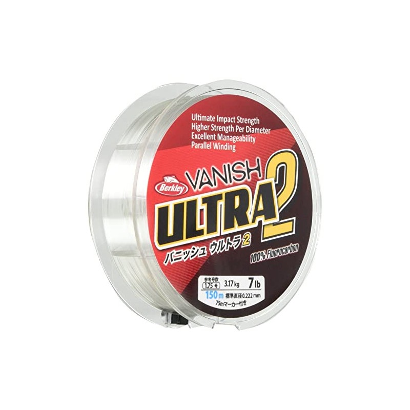 Berkley Fluorocarbon Line 150m 7lb Vanish Ultra 2 Fishing Line
