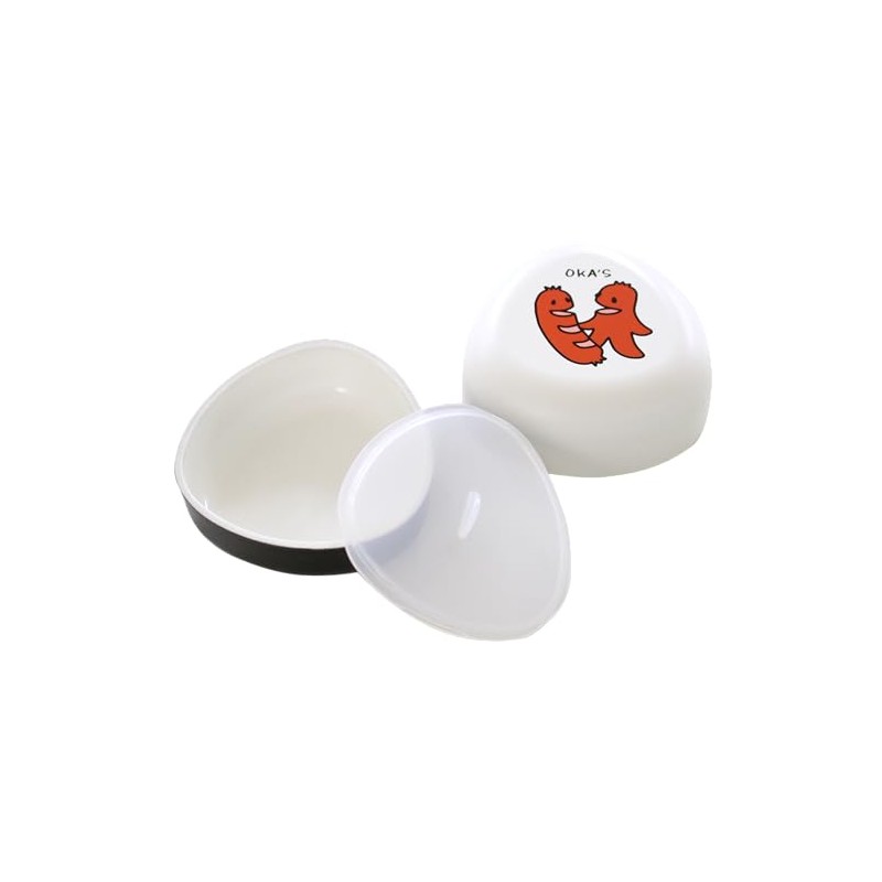 Tatsumiya OKA'S One-Touch Rice Ball Box Egg Size: Approx. W3.8