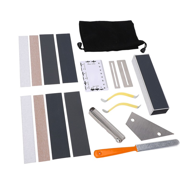 18PCS Set Guitar Luthier Tool Set Multifunctional Guitar Maintenance Kit