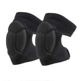 Knee Pads for Women & Men, Dance Knee Pads Volleyball Knee Pads for Women Men Wrestling Knee Pads Wrestling Gear, Crash Pad Snowboarding Gear Knee Protector Soft Knee Pads for Work (Small, Black)