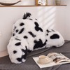 A Nice Night Faux Fur Reading Pillow Bed Wedge Large