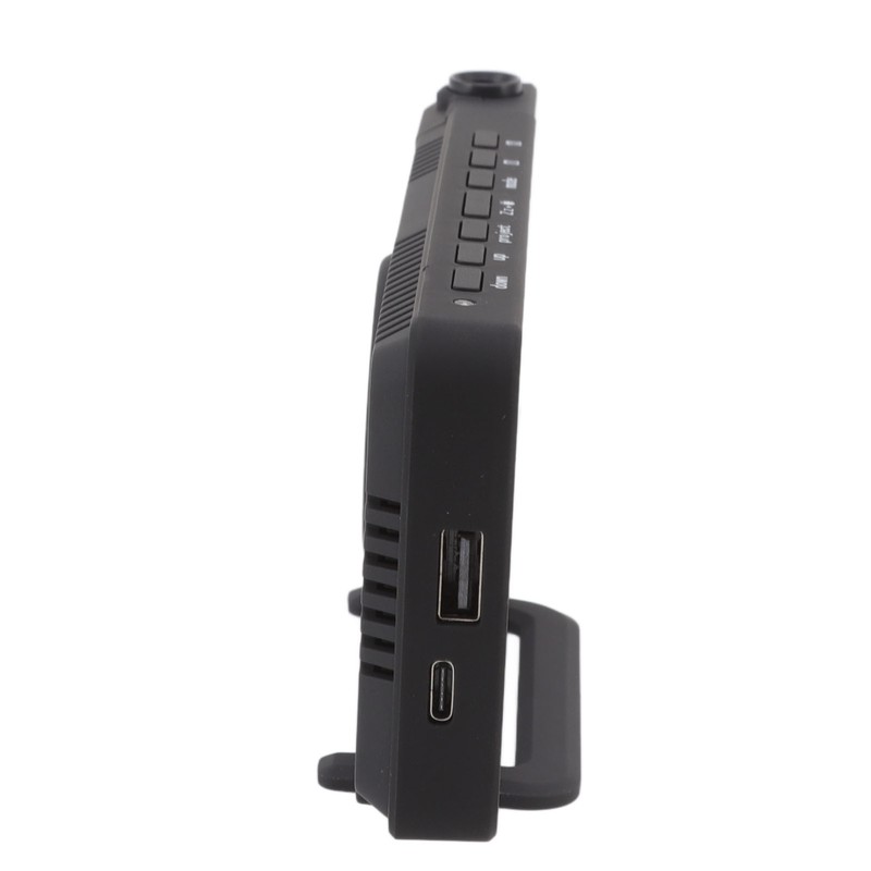 Digital Projection Alarm Clock LED Display USB Powered Auto Sensitivity