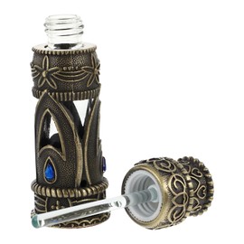 FRCOLOR 1pc Dubai Perfume Bottle Empty Drop Bottle Eye Drop Bottle Essential Oil Fancy Perfume Bottles Vintage P_b07vsdf8hp Perfume Arabe Liquid Holder Empty Bottle Travel Pretty Alloy