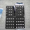 INTIRILIFE Practical Laundry Folding Board Clothes Folding Aid in Black