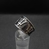 Sterling Silver Ring Band Poseidon Symbol Trident Solid Genuine Hallmarked