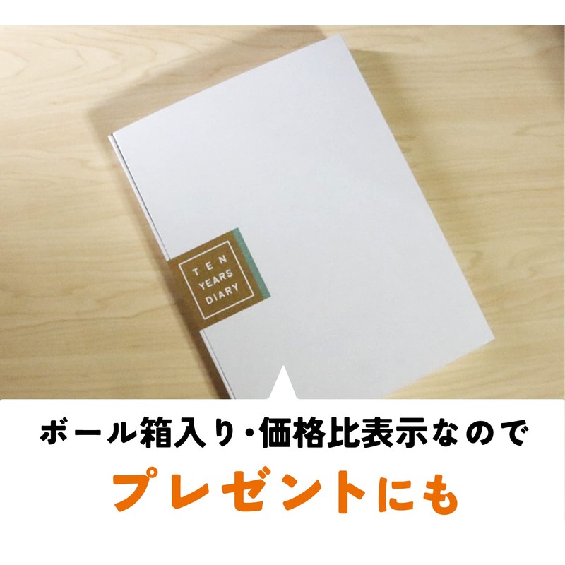 10-Year Diary, B5 Diary, 10.2 x 7.3 inches (26 x