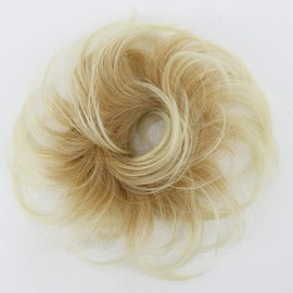 PRETTYSHOP Hairpiece Scrunchy Updo Bridal Hairstyle Voluminous Messy Bun Blonde Mix G13C