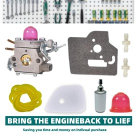 youjupazi 531127910 Carburetor Carb Kit Fit for HUSQ 130C 130L 330LK Trimmer Brushcutter Spare Parts