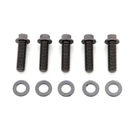 ARP 742-1500 Black Oxide 3/8-24" Fine RH Thread 1.500" UHL 12-Point Bolt with 3/8" Socket and Washer, (Set of 5)