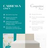 Carressa Linen 100% Egyptian Cotton King Fitted Sheet Only -