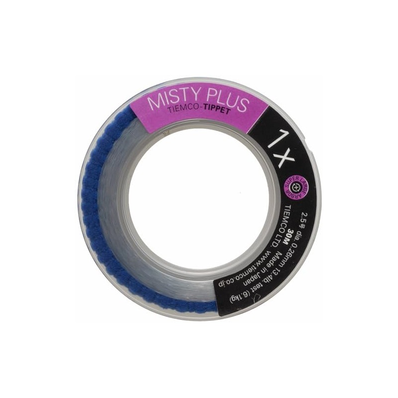 TIEMCO Misty Plastic Tippet, 1 X 30 m