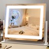 ROLOVE 16x12 Inch Vanity Mirror with Lights, Lighted Makeup Mirror