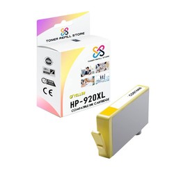 Toner Refill Store Compatible Ink Cartridge Replacement for HP 920XL CD974AN High Yield Works with HP OfficeJet 6000 6500 6500a 6500a Plus, 7000 7500a Printers (Yellow, 1 Pack) - 700 Pages