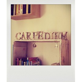 kadoh Wooden Letter K (8 cm) for Standing, Handmade Wooden Letters in Vintage Look as Decoration (Cream-White Vintage)