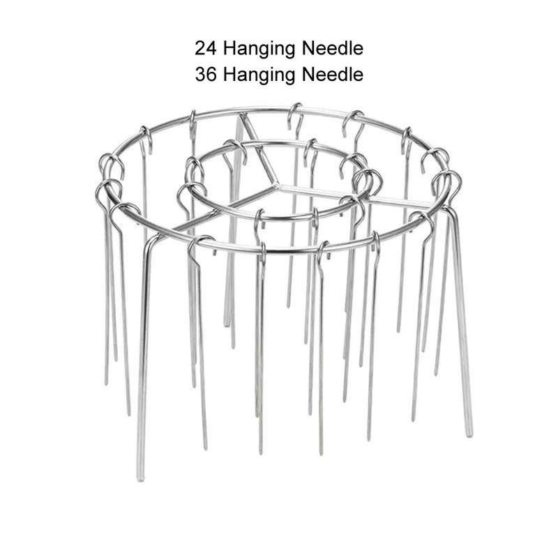 tieedhfu Air Fryer BBQ Skewer Stand Stainless Steel Rack For