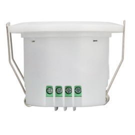 Saluaqui Sensor de Presencia de Onda Milimétrica AC220V/110V, Interruptor de Luz de Techo con Detección de Movimiento Ajustable de 24GHz para el Hogar