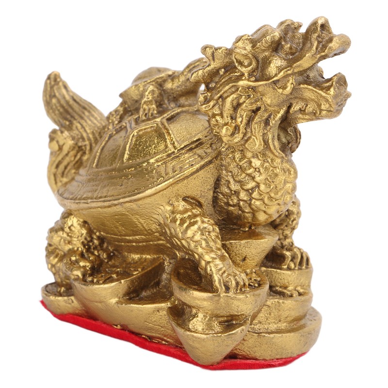 Feng Shui Decoration Dragon Tortoise Feng Shui Copper Casting Craft