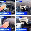 Permatex 09142 Wheel Restoration Kit - Silver - Easy-to-Use Do