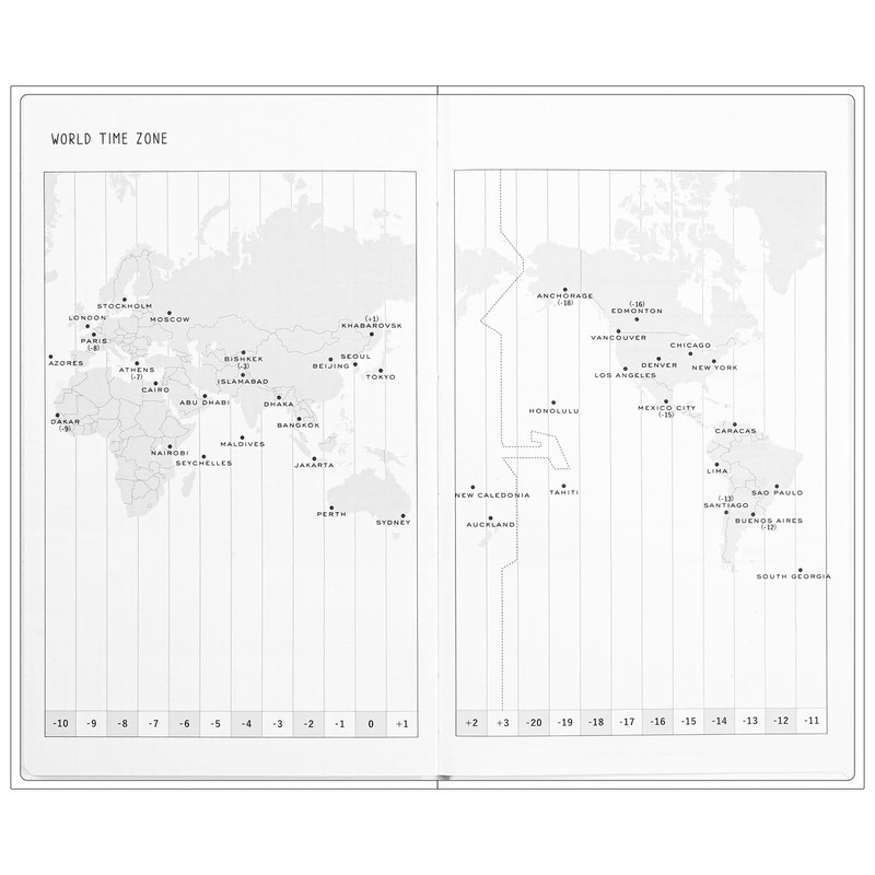 Greeting Life Noritake Planner 2026 B6 Slim Monthly Hardcover White