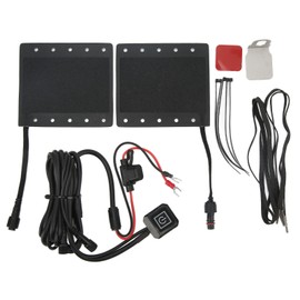 1 Pair Motorcycle Electric Heating Handle Sleeve Waterproof SAE 5 Levels Heated Grip Cover 12V