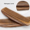 Wooden Comb Hair Comb Massage Comb Two Sided Carving Mahogany