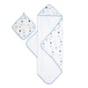 Aden and Anais Rock Star Muslin Backed Hooded Towel and